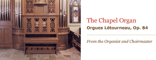 Chapel Organ text